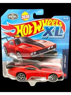 Hot Wheels Count Muscula No 12 XL Die Cast 1 43 Scale Collectible Case B Release